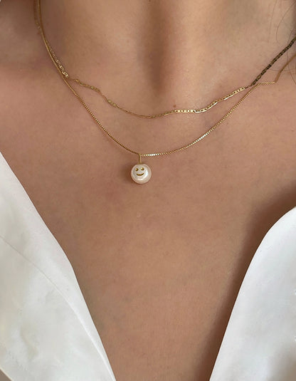 Pearl Whisper Charm with Double-Sided Engraving